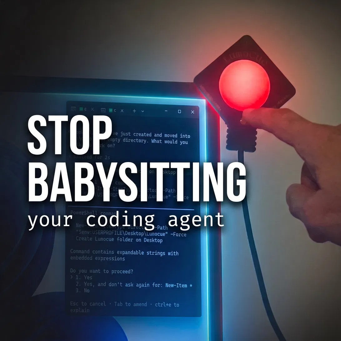 LumoCue  - Ambient Status Light for AI Coding Agents