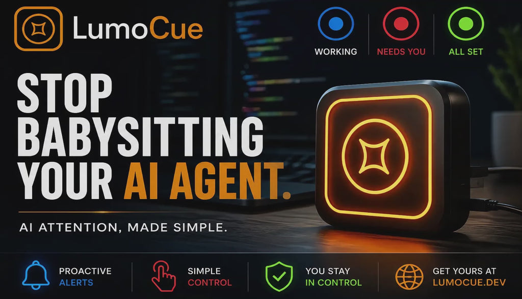 LumoCue  - Ambient Status Light for AI Coding Agents